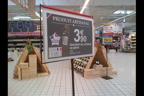 Like Auchan, Carrefour's store has plenty of space to be used.